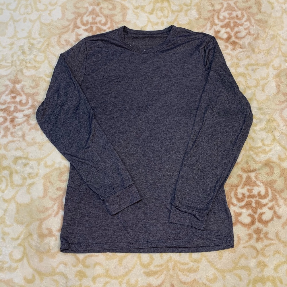Grey Long-Sleeve Top